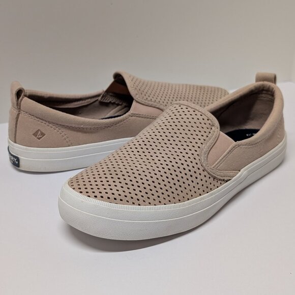 Sperry Top-Sider Crest Twin Gore Perforated Slip-On Sneaker in Rose Dust - Picture 4 of 14